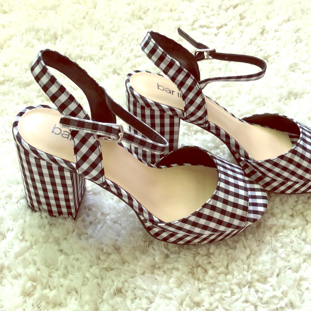 Checkered bar 3 shoes 🔥